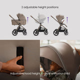 Silver Cross Cove 2 Ultimate Cybex Cloud T Car Seat Bundle - Champagne