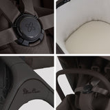 Silver Cross Cove 2 Ultimate Cybex Cloud T Car Seat Bundle - Chocolate