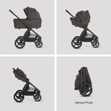 Silver Cross Cove 2 Ultimate Maxi-Cosi Pebble 360 Pro2 Car Seat Bundle - Chocolate
