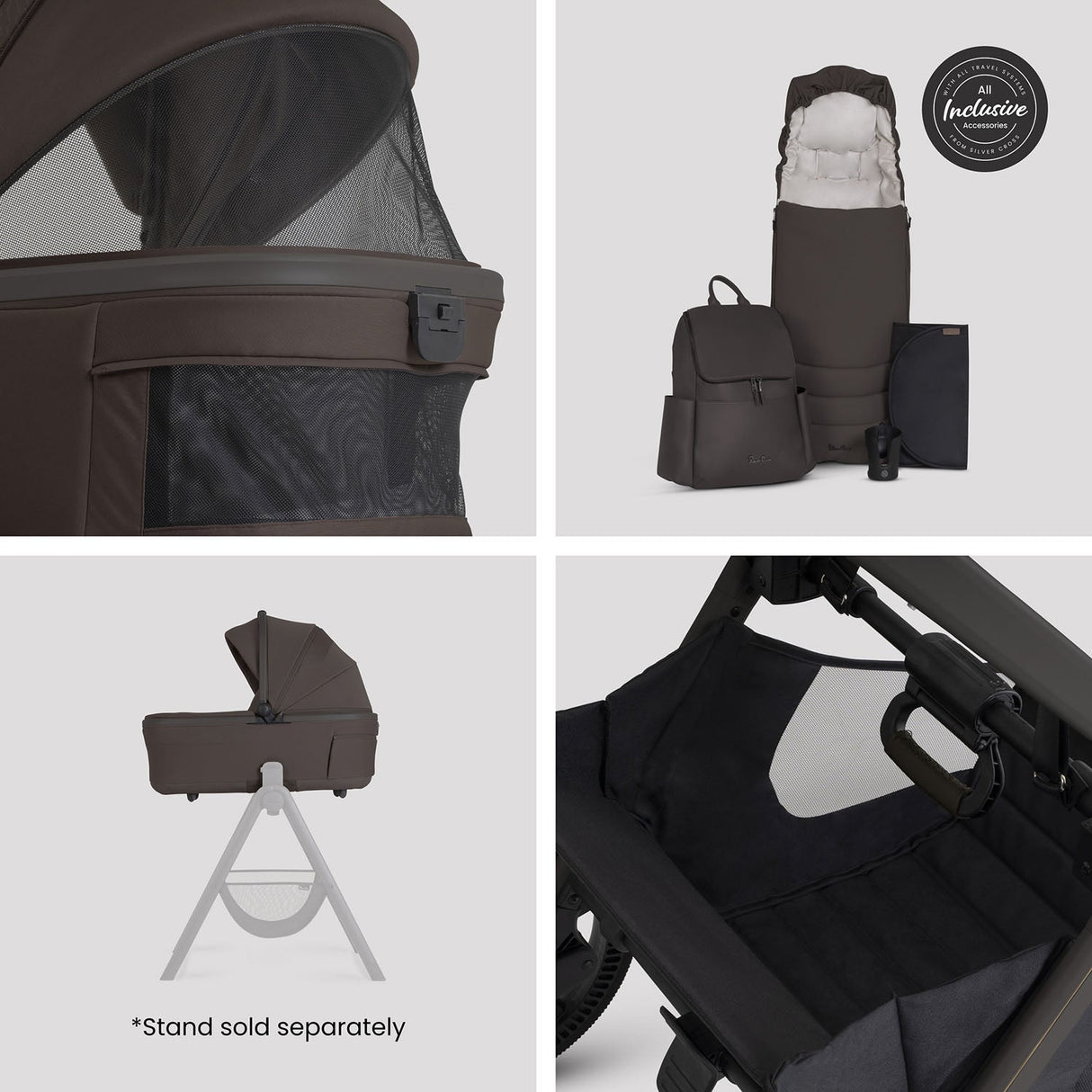Silver Cross Cove 2 Ultimate 360 Car Seat Bundle - Chocolate