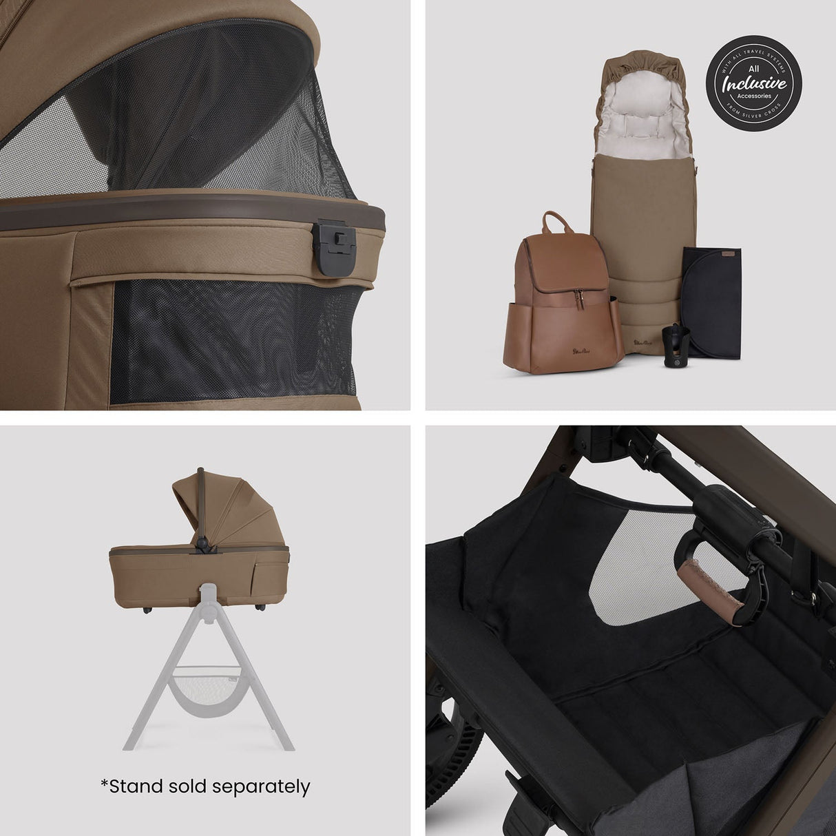 Silver Cross Cove 2 Ultimate Accessory Bundle - Maple