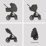 Silver Cross Cove 2 Ultimate 360 Family Car Seat Bundle - Pewter