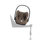 Cybex PRIAM Fold Cot Ultimate Travel System Bundle - Style Coconut Brown & Chrome Brown Frame