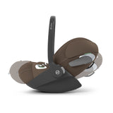 Cybex PRIAM Fold Cot Ultimate Travel System Bundle - Comfort Coconut Brown & Matt Black Frame