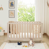 Babymore Dante Cot Bed - Cashmere