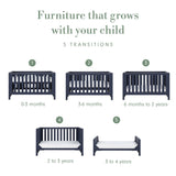 Tutti Bambini Tivoli Cot Bed - Navy