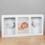 Bambino Triple Photo Frame & Casting Kit White