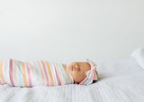 Copper Pearl Knitted Swaddle Blanket Enchanted
