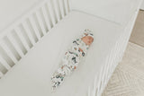Copper Pearl Knitted Swaddle Blanket Jo