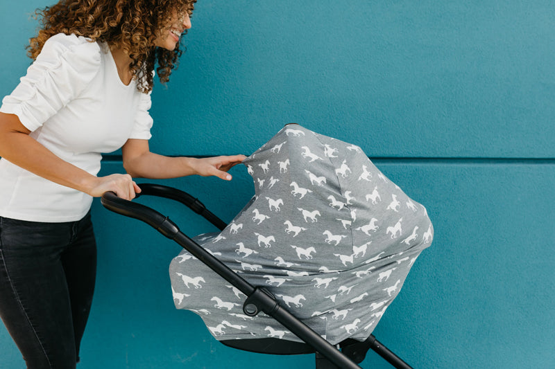 Copper Pearl Nursing & Car Seat Cover Colt