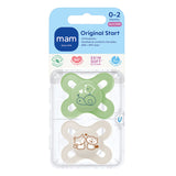 MAM Start Soother Unisex Design 0-2m 2Pk