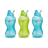 Munchkin Mighty Grip Straw Cup Blue & Green 10Oz 3pk
