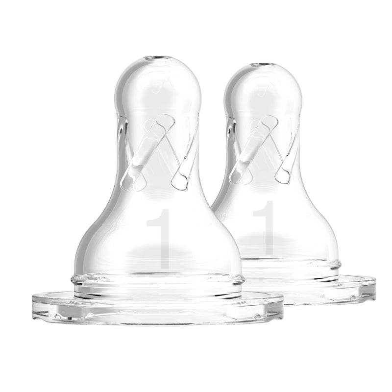 Dr Brown's Natural Flow® Options+™ Narrow Teat Level 1 Flow 2Pk