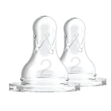 Dr Brown's Natural Flow® Options+™ Narrow Teat Level 2 Flow 2Pk