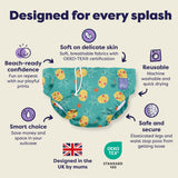 Reusable Swim Nappy in Pineapple Party