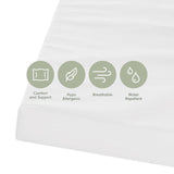 Tutti Bambini Eco Fibre Cot Bed Mattress (70 x 140 cm) - White