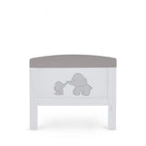 Obaby Grace Inspire Cot Bed - Me & Mini Me Elephants - Grey