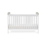 Obaby Grace Inspire Cot Bed - Me & Mini Me Elephants - Grey