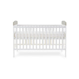 Obaby Grace Inspire Cot Bed - Me & Mini Me Elephants - Grey
