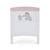 Obaby Grace Inspire Cot Bed - Me & Mini Me Elephants - Pink