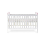 Obaby Grace Inspire Cot Bed - Me & Mini Me Elephants - Pink