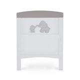 Obaby Grace Inspire Cot Bed & Underdrawer -  Me & Mini Me Elephants - Grey
