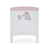 Obaby Grace Inspire Cot Bed & Underdrawer - Me & Mini Me Elephants - Pink