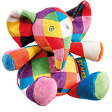 Elmer Plush Bean Rattle 12cm