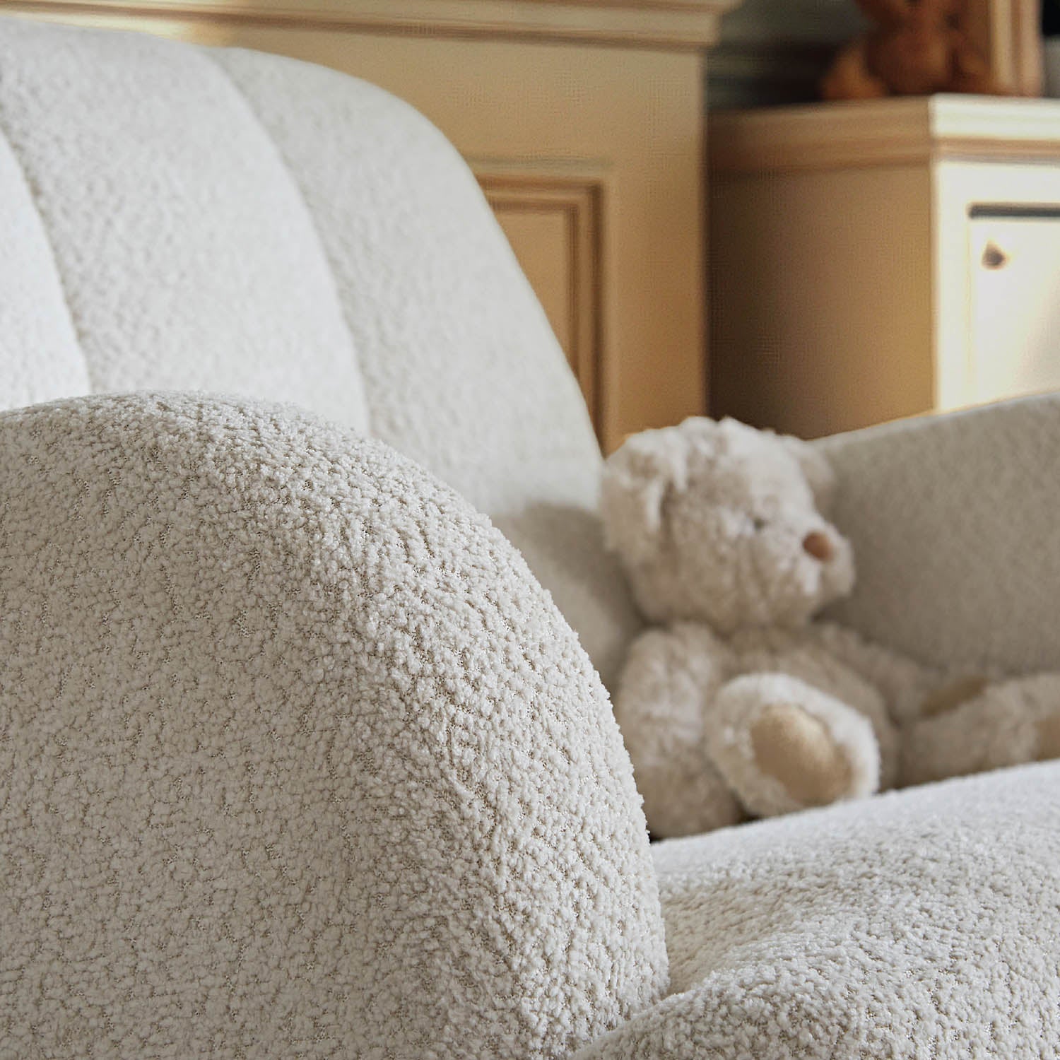 CuddleCo Etta Cuddle Nursing Chair - Boucle Off White