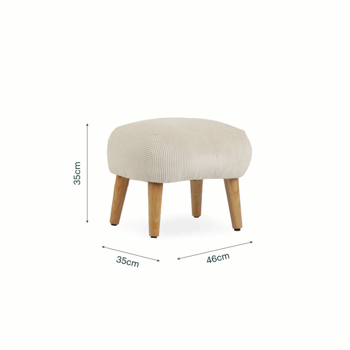 CuddleCo Etta Foot Stool - Sand