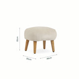 CuddleCo Etta Foot Stool - Sand