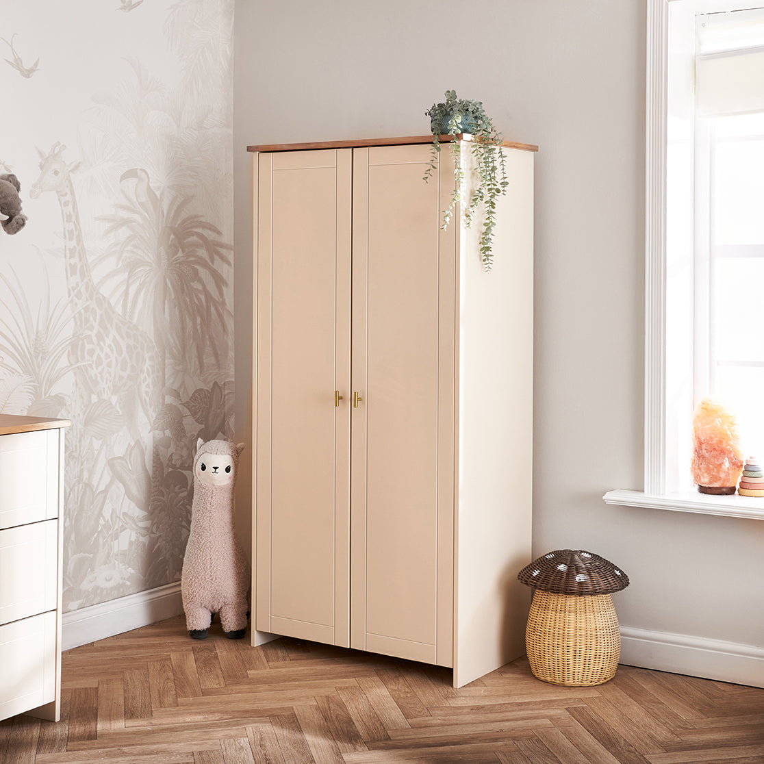 Obaby Evie Double Wardrobe - Cashmere