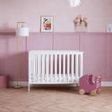 Obaby Evie Mini 3 Piece Room Set & FREE WALL HOOKS - White