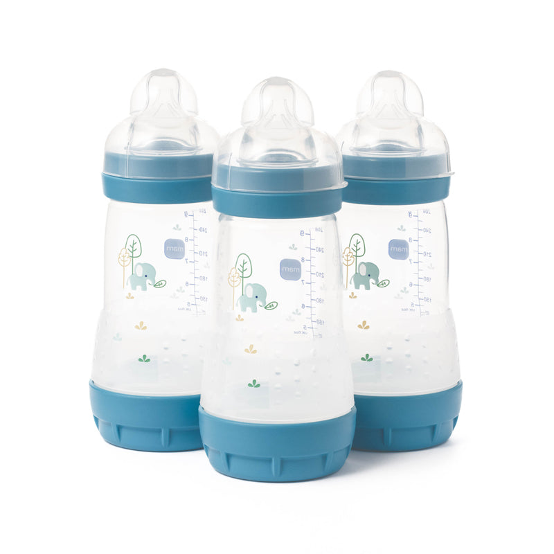 MAM Easy Start Anti-Colic Bottle Blue 260ml 3Pk