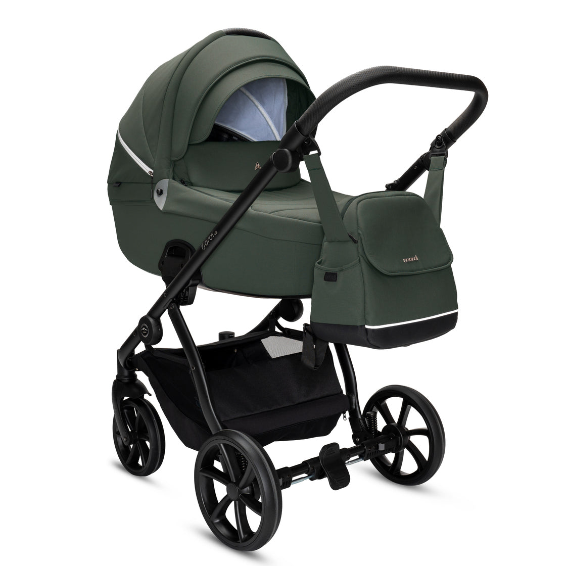 Noordi Fjordi V2 – 2in1 Pushchair with ThermoCot™ Carrycot, Alpine Moss
