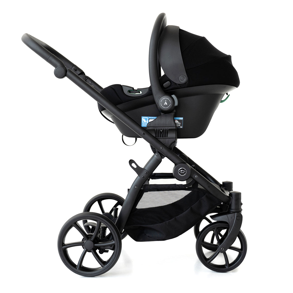 Noordi Fjordi V2 2in1 Pushchair with ThermoCot™ Carrycot, Emerald Green