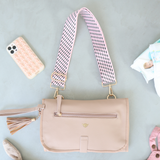 Vegan Leather Nappy Change Clutch Bag - Frappe