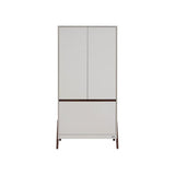 Tutti Bambini Fuori Wardrobe - White Sand & Warm Walnut