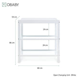 Obaby Grace Mini 2 Piece Room Set - White