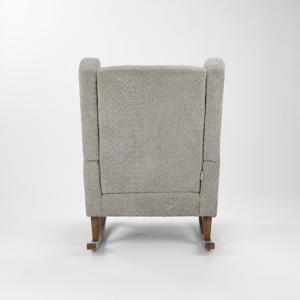 Tutti Bambini Harper Wingback Rocking Chair & Footstool - Grey