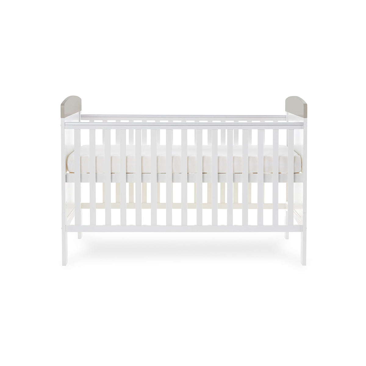 Obaby Grace Inspire Cot Bed & Underdrawer - Hello World Koala - Grey