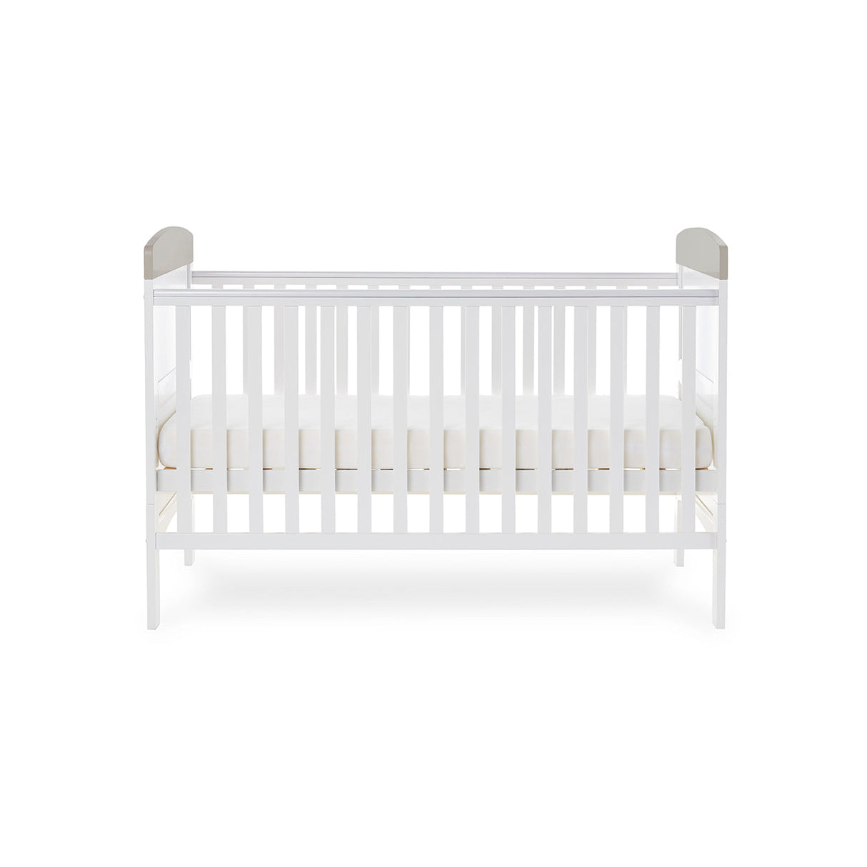 Obaby Grace Inspire Cot Bed & Underdrawer - Hello World Koala - Grey