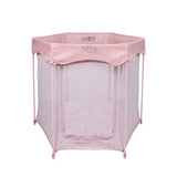 Tutti Bambini Hexa Playpen – Gumdrop / Terrazzo - Pink