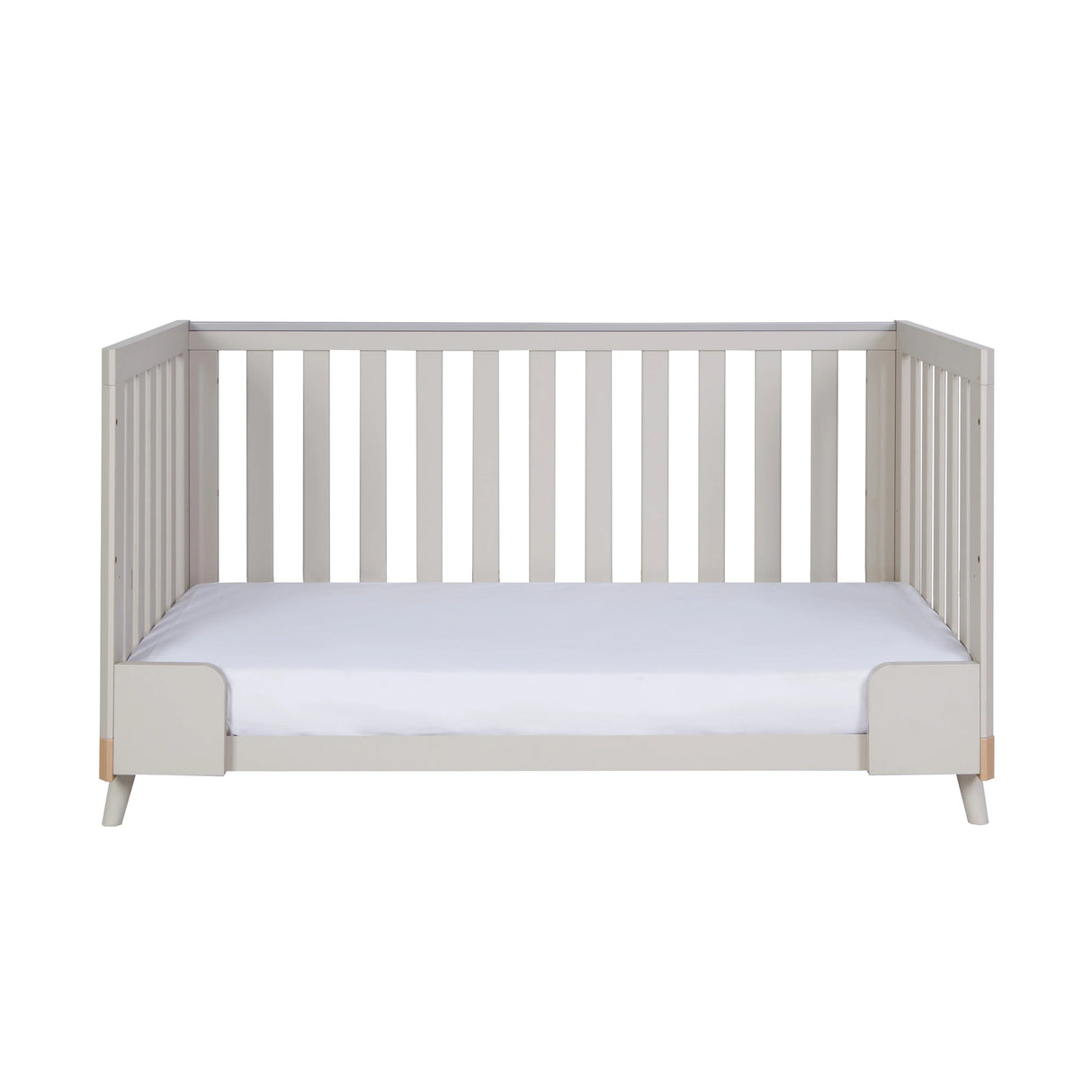 Tutti Bambini Hygge Cot Bed - Light Oak/White Sand