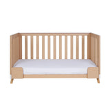 Tutti Bambini Hygge Cot Bed - White/Light Oak