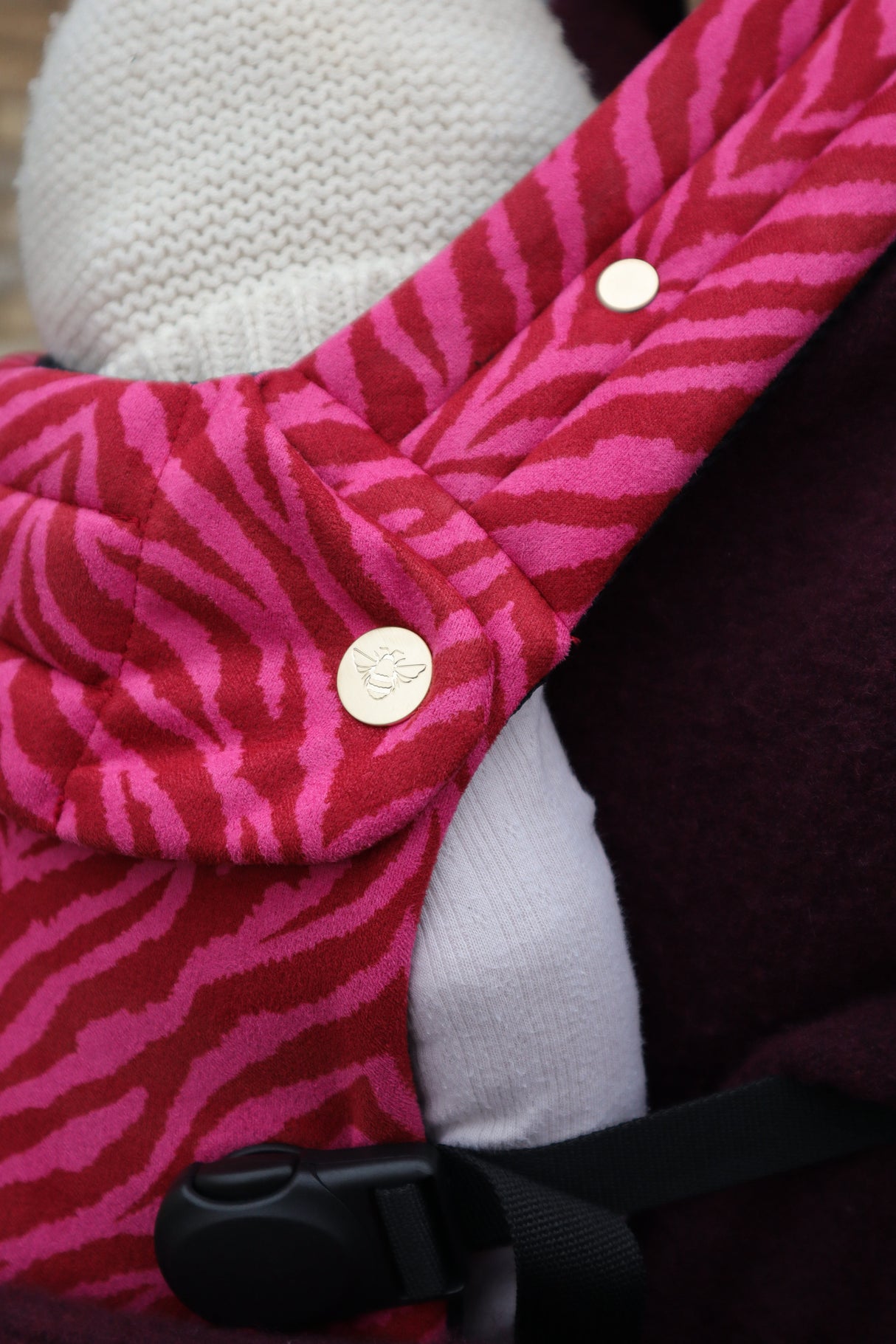 Nomad Air Animal Print Baby Carrier - Flaming Zebrano