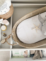Changing Basket Mat Liner - Seashell
