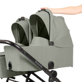Ickle Bubba Altair Growing Families 13 Piece Travel System with i-Size Nimbus 180° Spin Car Seat & ISOFIX Base - Laurel Green