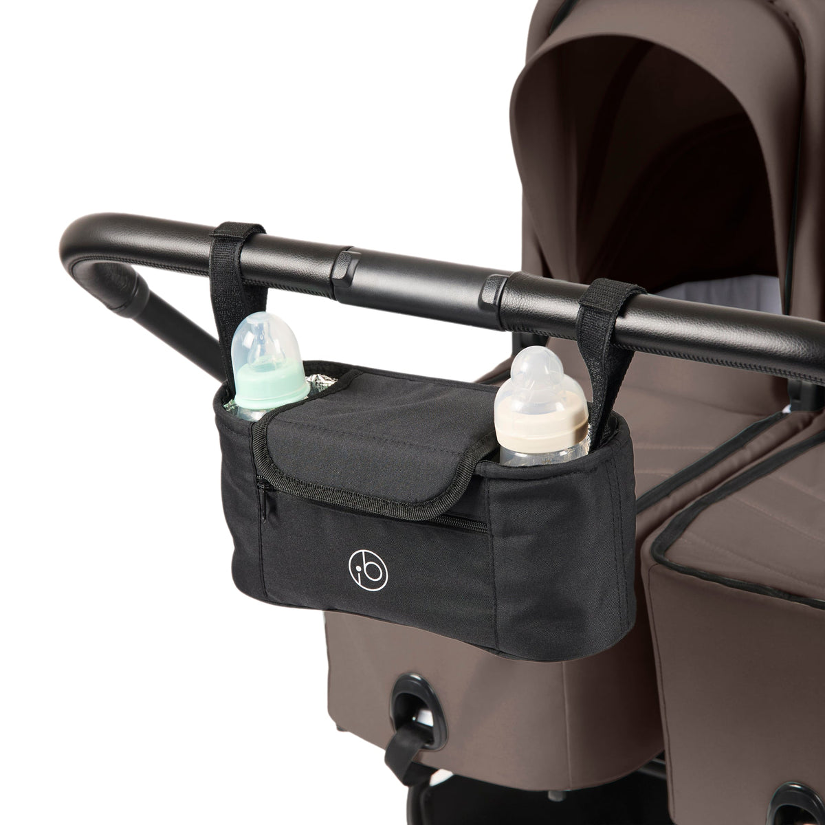 Ickle Bubba Altair Growing Families 13 Piece Travel System with i-Size Nimbus 180° Spin Car Seat & ISOFIX Base - Mink