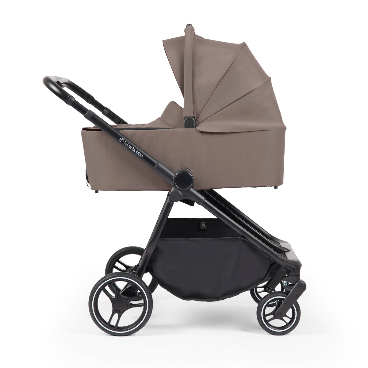 Ickle Bubba Altair Growing Families 13 Piece Travel System with i-Size Nimbus 180° Spin Car Seat & ISOFIX Base - Mink
